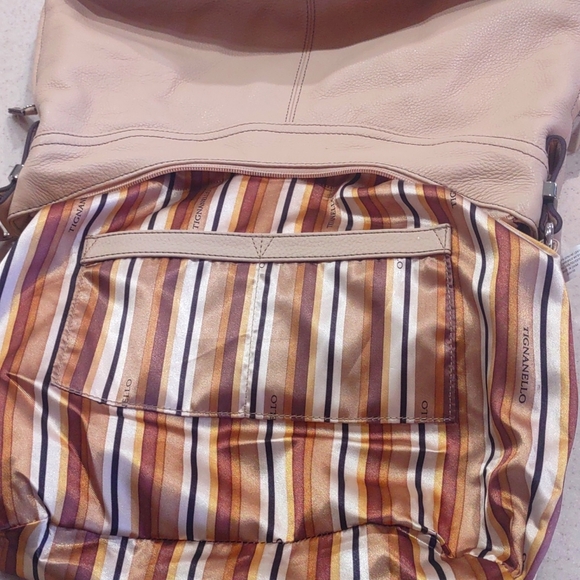 Tignanello Genuine Pebble Leather Shoulder Bag NWOT - Picture 10 of 16